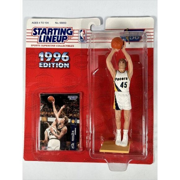 1996 Hasbro Starting Lineup | NBA Indiana Pacers | Rik Smits Figure - Picture 1 of 4